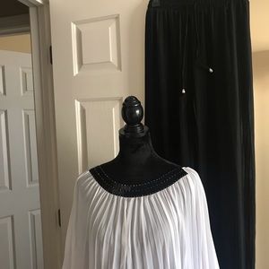 After five pants set.